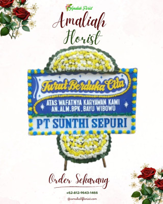 Papan Bunga Duka di Dukuhwaru