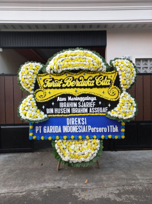 Papan Bunga Duka di Dukuhwaru